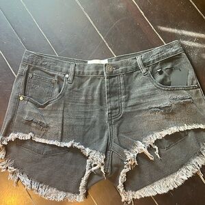 NWT One teaspoon Bonitas LW DNM Short in color Storm Grey Size 31